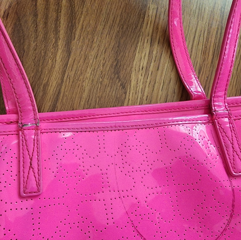 🍁2 for $15🍁 Kate Spade Molly Neon Hot Pink Shoulder Bag Purse Barbie Vibes - Picture 5 of 9